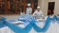 Buffet doble entrada con montaje clásico